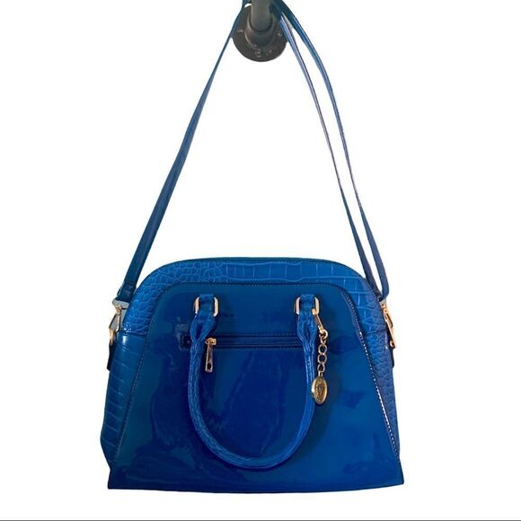 Satchel/Handbag/purse cobalt blue unbranded satchel handbag Size OS - Picture 2 of 15